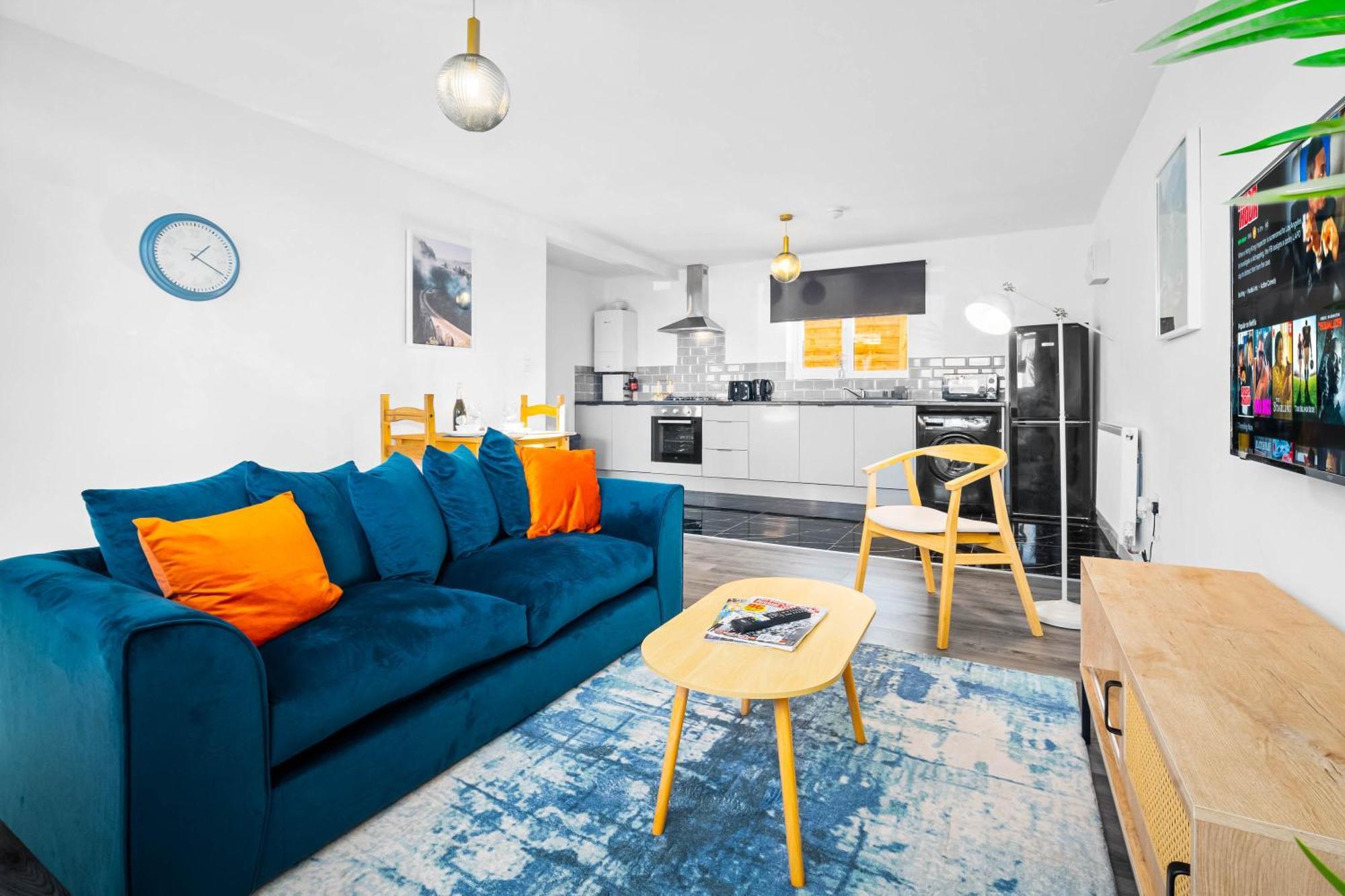 Modern Apartment - Cradley Heath - Top Rated - Netflix - Wifi - 1Mh Smethwick Exteriör bild